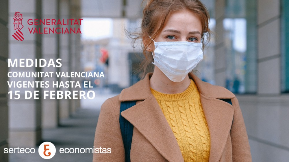 Medidas COVID-19 de la Generalitat Valenciana hasta el 15 de febrero