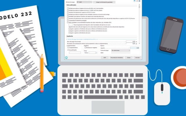 Modelo 232 de declaración informativa de las operaciones vinculadas y con paraísos fiscales